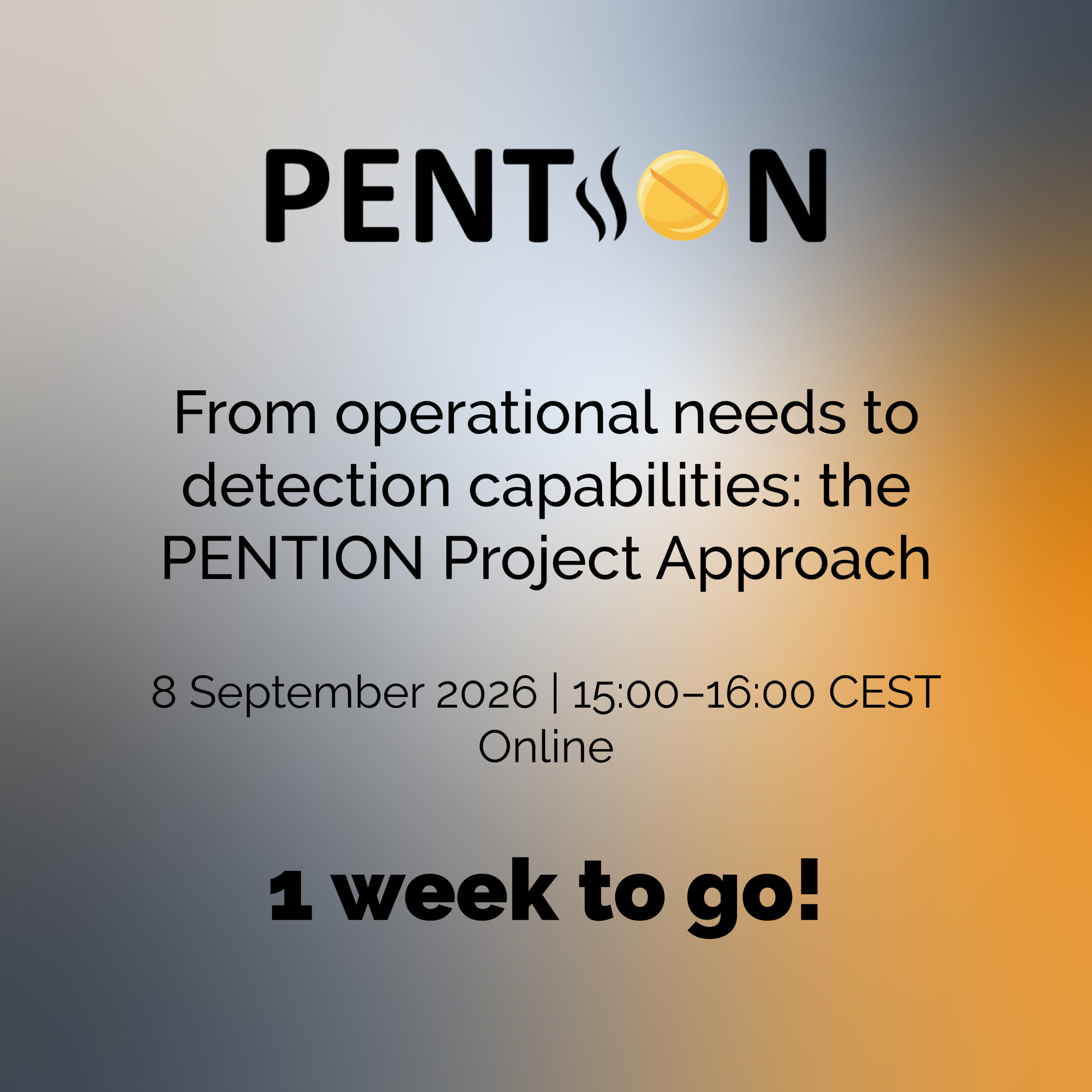 One Week to Go: PENTION Online Workshop!